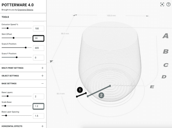 Base Settings | POTTERWARE Documentation